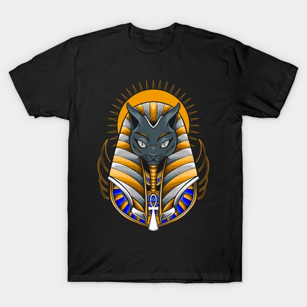 egypt cat T-Shirt by Falden